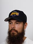 Бейсболка MITCHELL NESS арт. HP8011-LALBLCK Los Angeles Lakers NBA (черный)